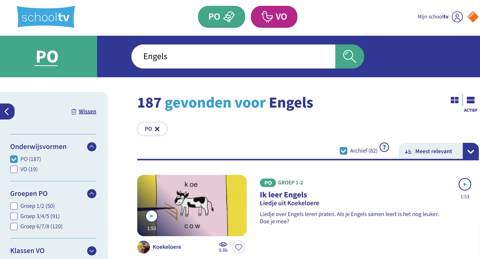 Bekijk de beeldbankfilmpjes