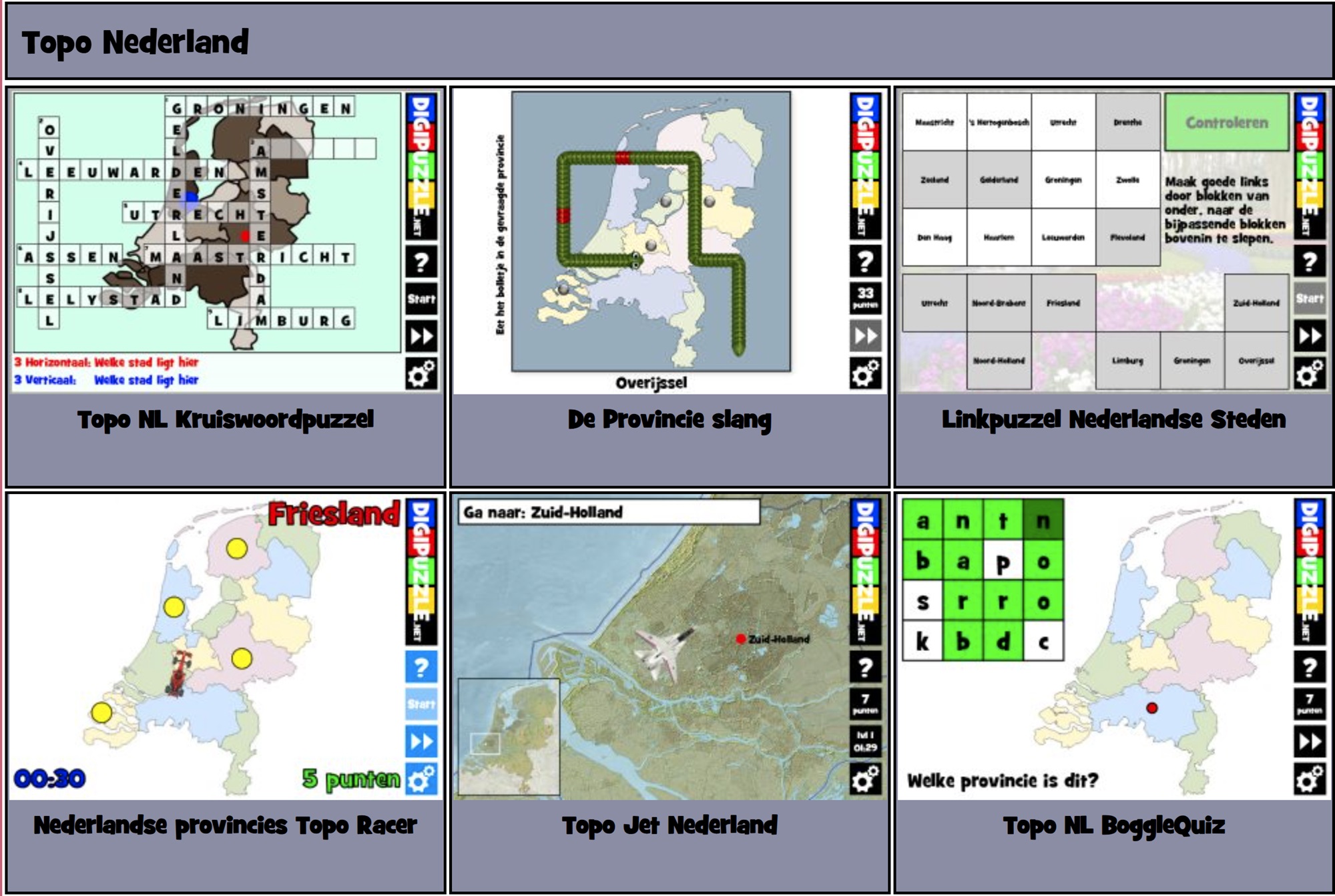 Topospelletjes