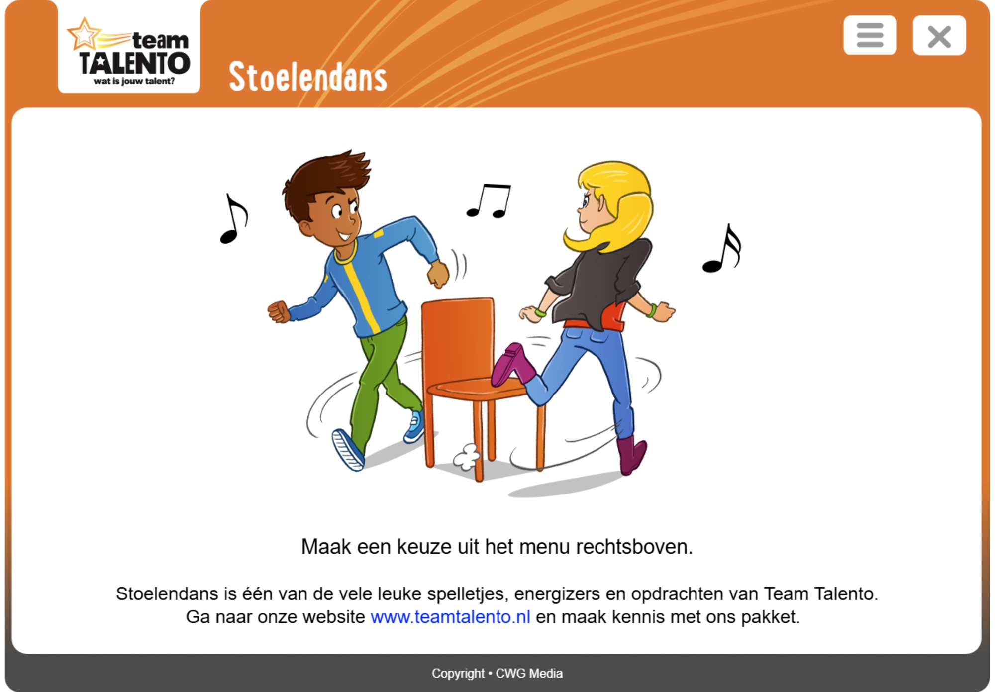 Ga naar de stoelendans