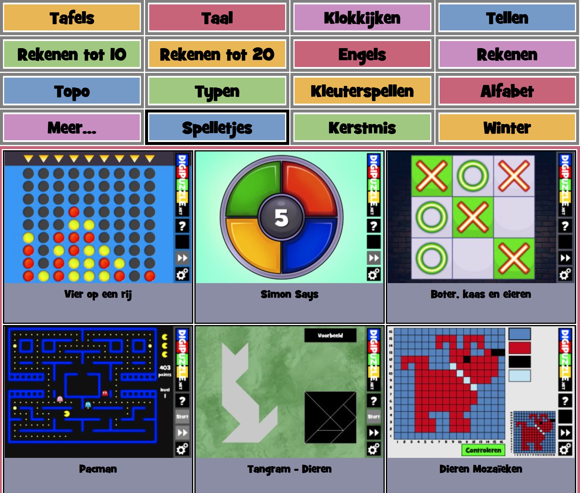 Ga naar de spelletjes