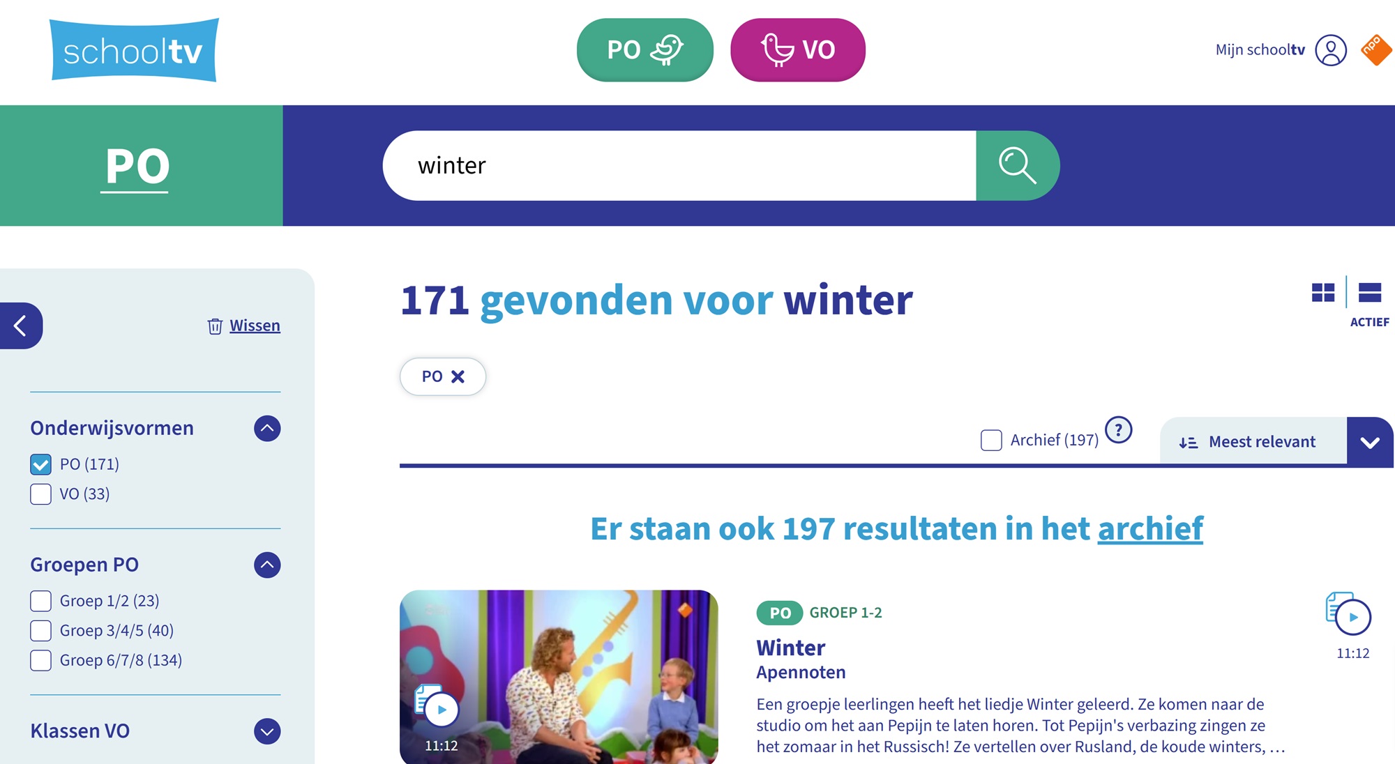 Bekijk de beeldbankfilmpjes