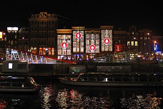 Stad bij nacht