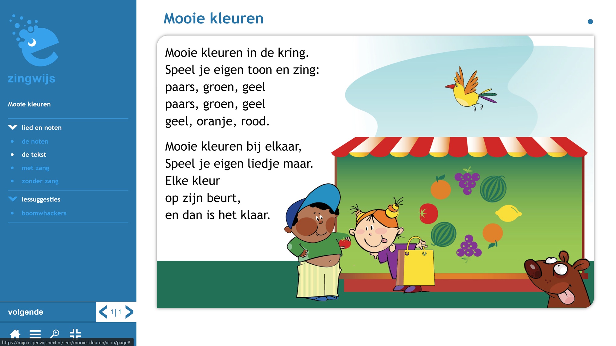 Mooie kleuren.