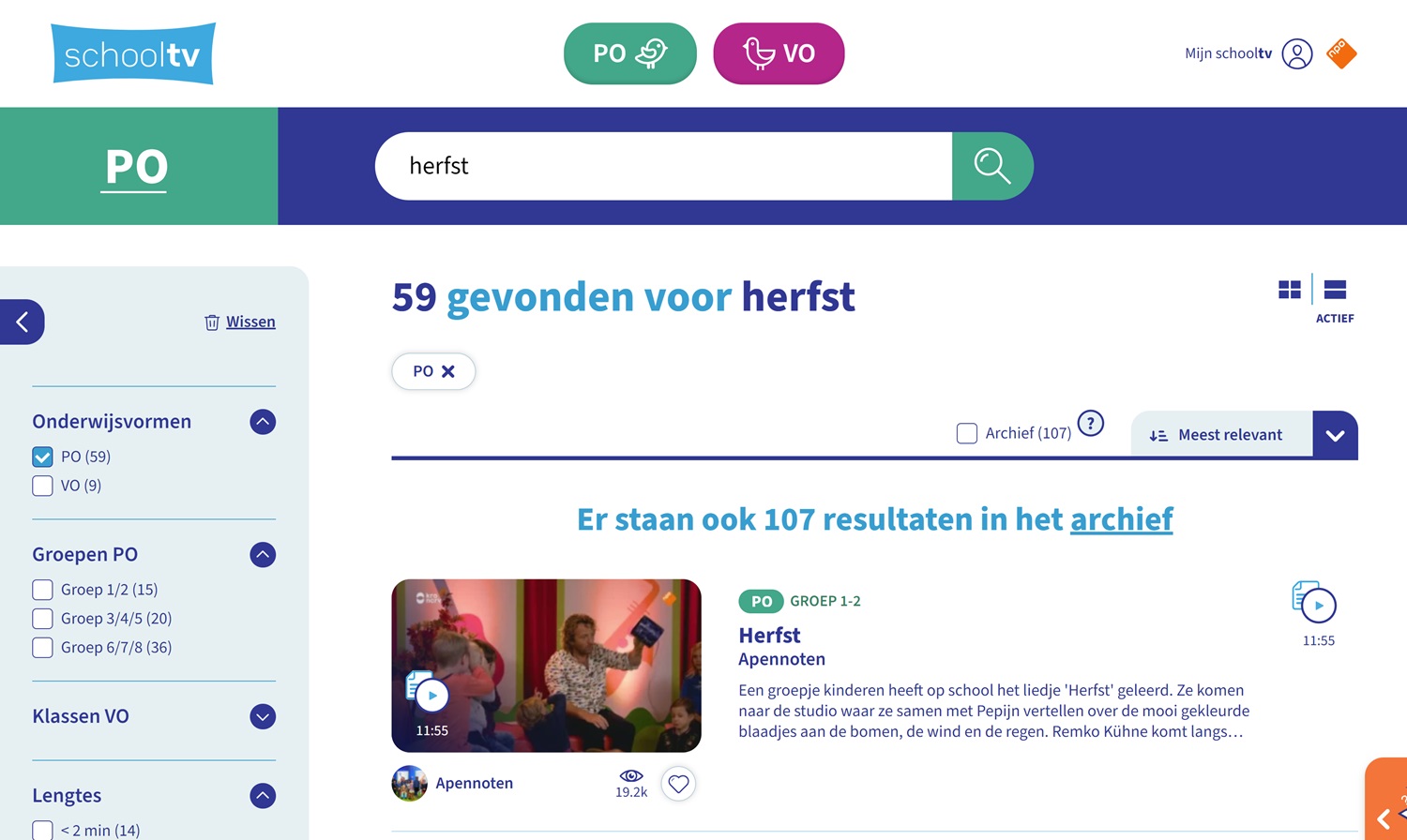 Bekijk de beeldbankfilmpjes