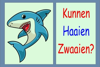 Kunnen haaien zwaaien?