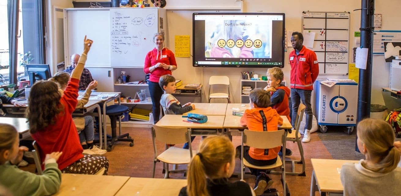 Het Rode Kruis in de klas