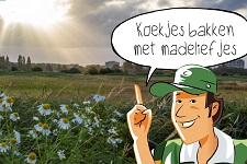 Koekjes bakken met madeliefjes: Eetbare natuur | groep 3-5