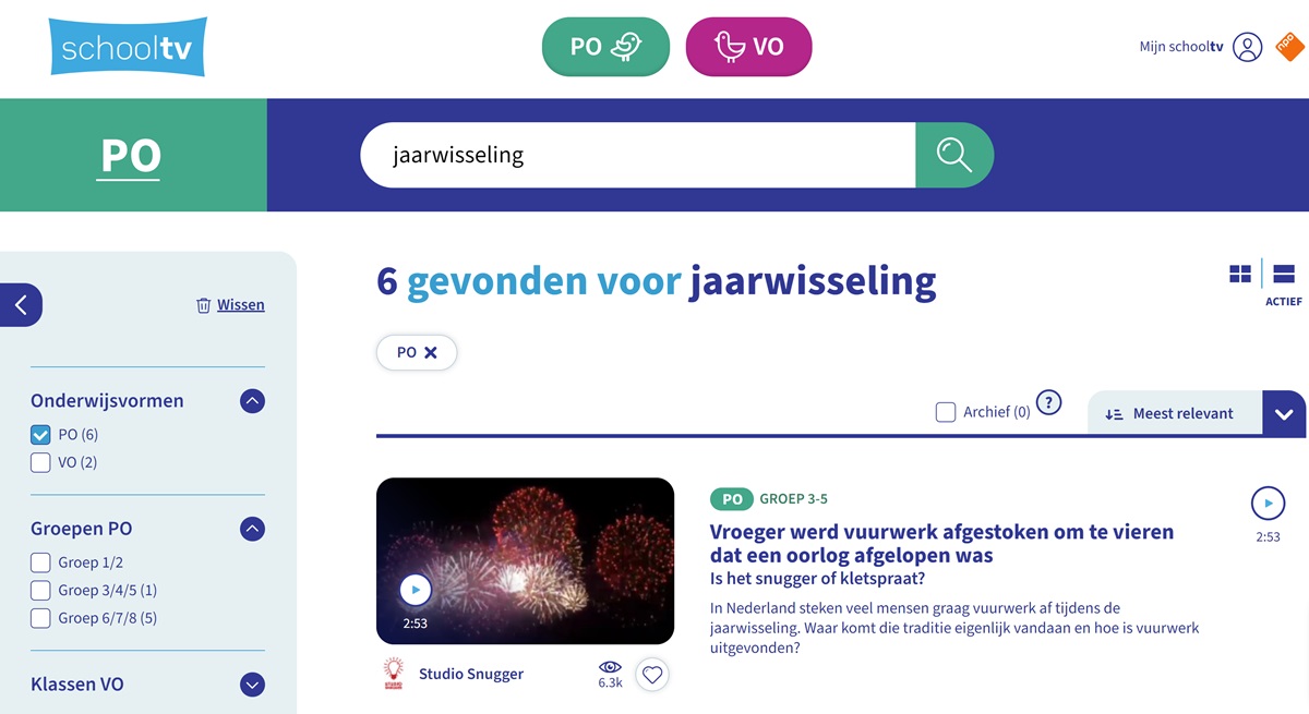 Bekijk de beeldbankfilmpjes