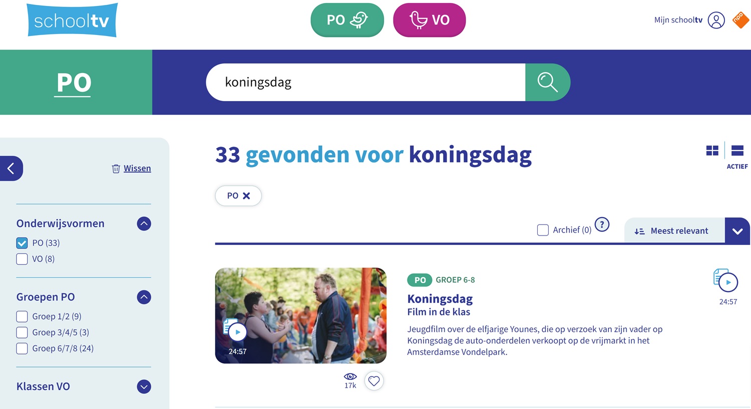 Bekijk de beeldbankfilmpjes