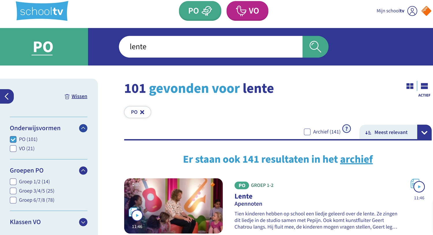 Bekijk de beeldbankfilmpjes