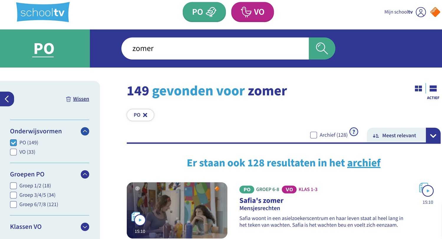 Bekijk de beeldbankfilmpjes