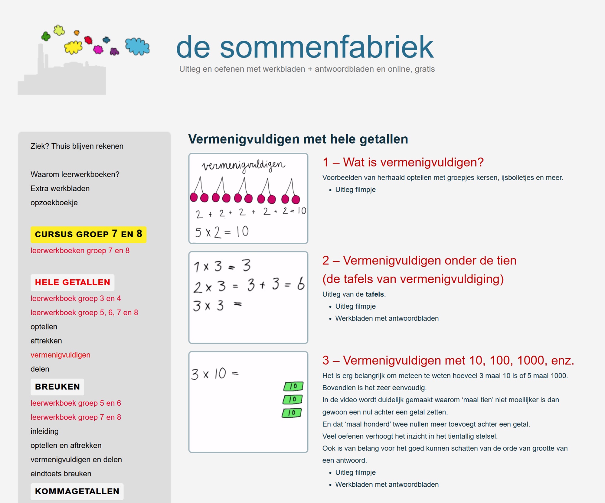 Sommenfabriek